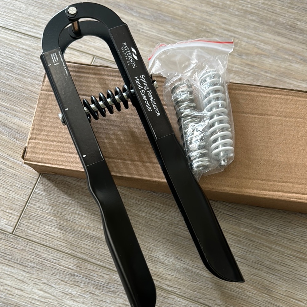 NEW* Patterson Medical Black Hand Exerciser with Spring Resistance